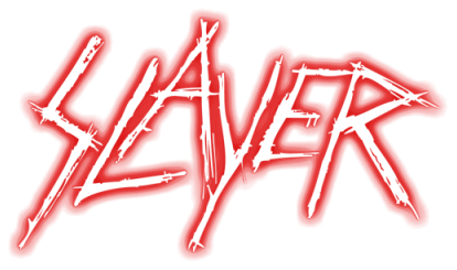 Логотип Slayer на белом фоне