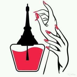 Силуэт руки с маникюром