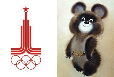 Олимпийский эмблема олимпиады 1980