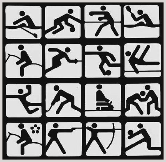 Пиктограммы Олимпийских игр Москва 1980