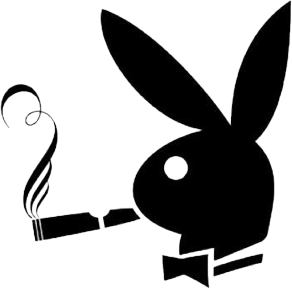 Наклейка плейбой на авто