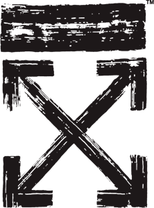 Off White логотип желтый