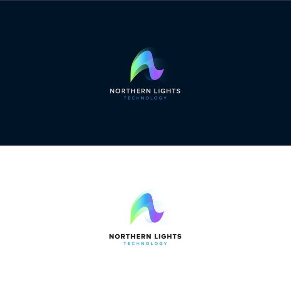 Северное сияние векторное