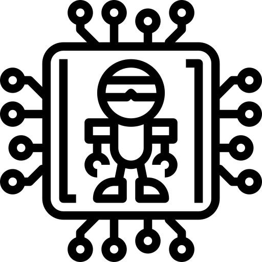 Искусственный интеллект пиктограмма