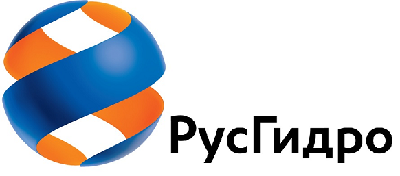 РУСГИДРО логотип на прозрачном фоне