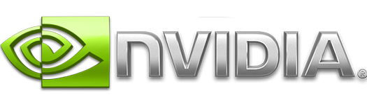Логотип NVIDIA белый