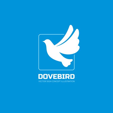 Больница логотип с голубем