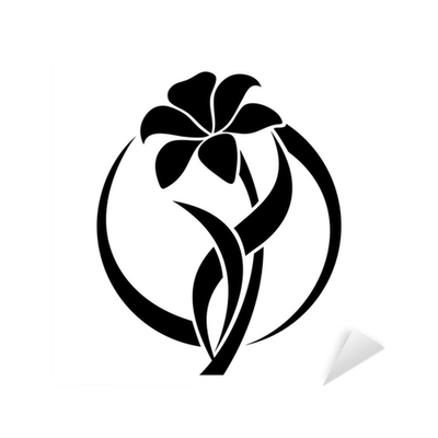 Лилия силуэт