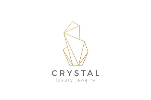 Crystal камень логотип