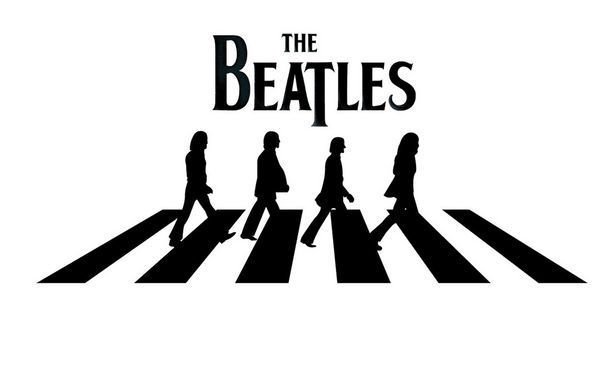 Битлз Эбби роад силуэт