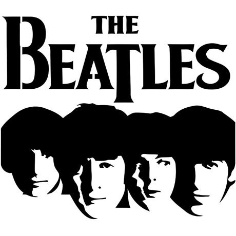Трафарет группы Битлз