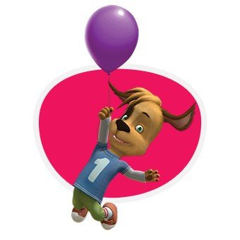 Барбоскины дружок на белом фоне