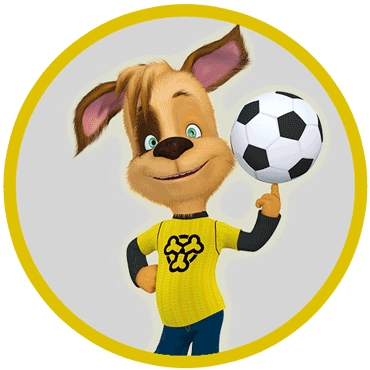 Барбоскины дружок с мячом