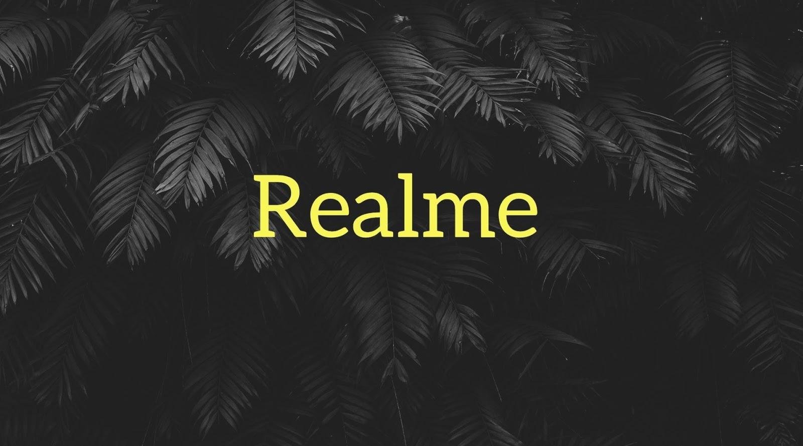 Realme логотип