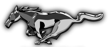 Форд Мустанг и лошадь