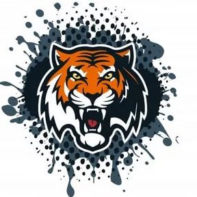 Тигр с клюшкой