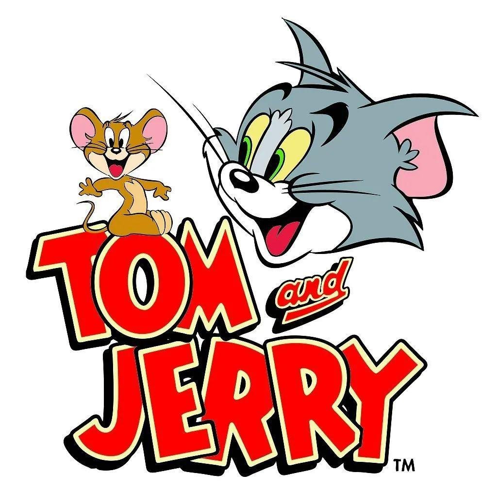 Слово джерри. Том и Джерри. Том и Джерри надпись. Логотип Тома и Джерри. Герои мультфильма том и Джерри.