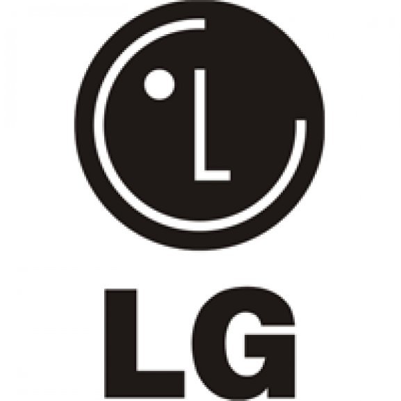 Значок LG чб