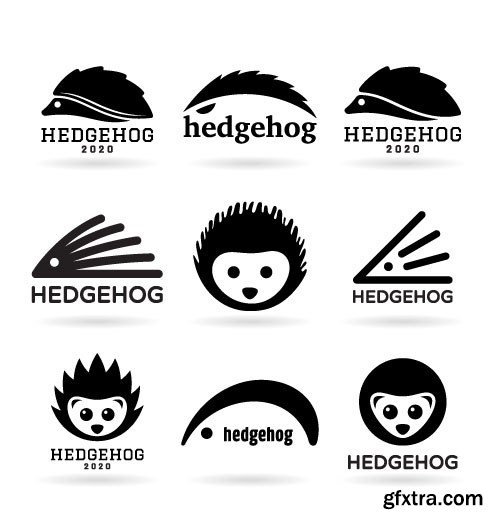 Логотип в виде ежа