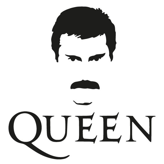 Группа Queen трафарет