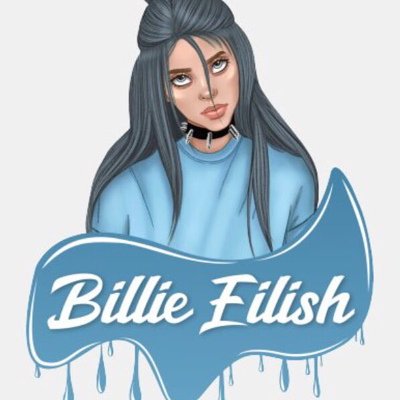 Билли Айлиш надпись красивым шрифтом