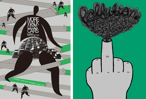 Современный социальный плакат