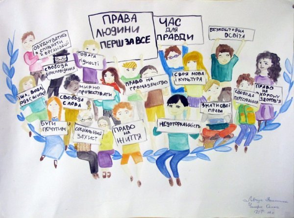 Права человека плакат