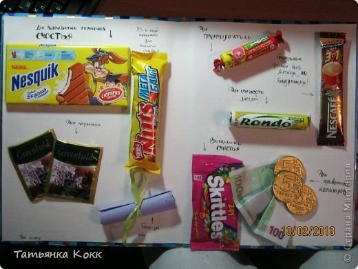 Плакат со сладостями на день рождения брату (50 фото)