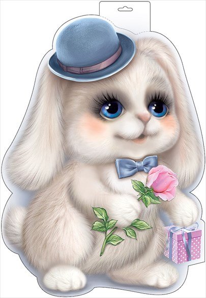 Плакат вырубной zaychik