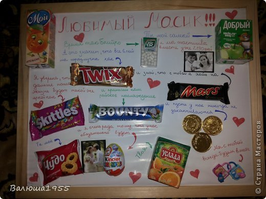 Плакат на годовщину свадьбы своими руками