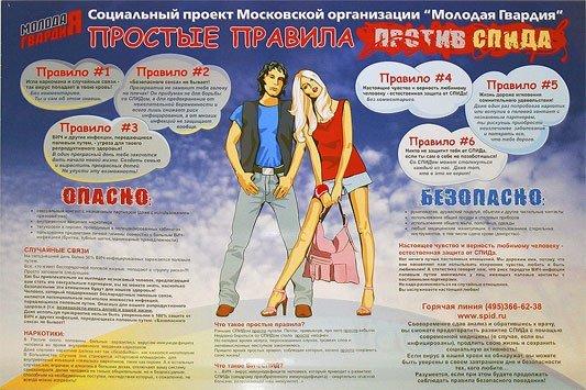 Лозунги против ВИЧ