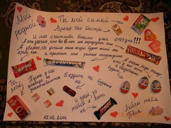 Плакат на годовщину свадьбы своими руками мужу