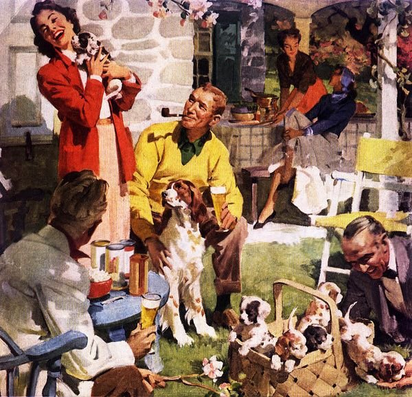 Плакаты 50 годов сша (46 фото)