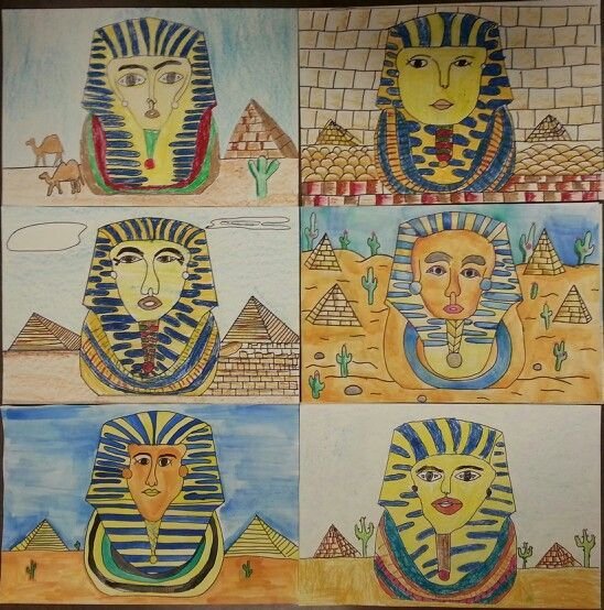 Искусство древнего Египта рисунок сфинкс