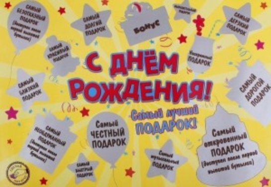 Плакат на день рождения парню прикольные