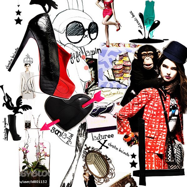 Модные журналы коллаж