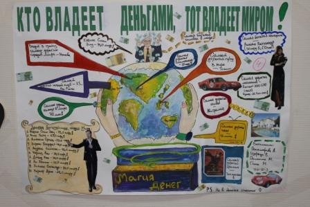 Плакат на тему финансы