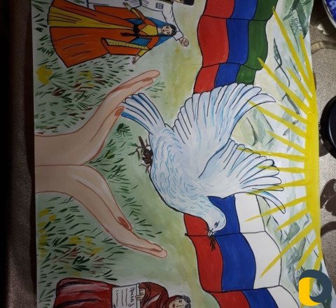 Рисунки Дагестана на плакате