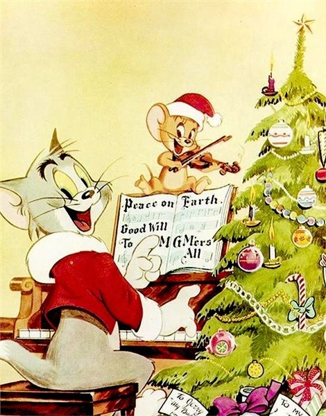 Том и Джерри новый год