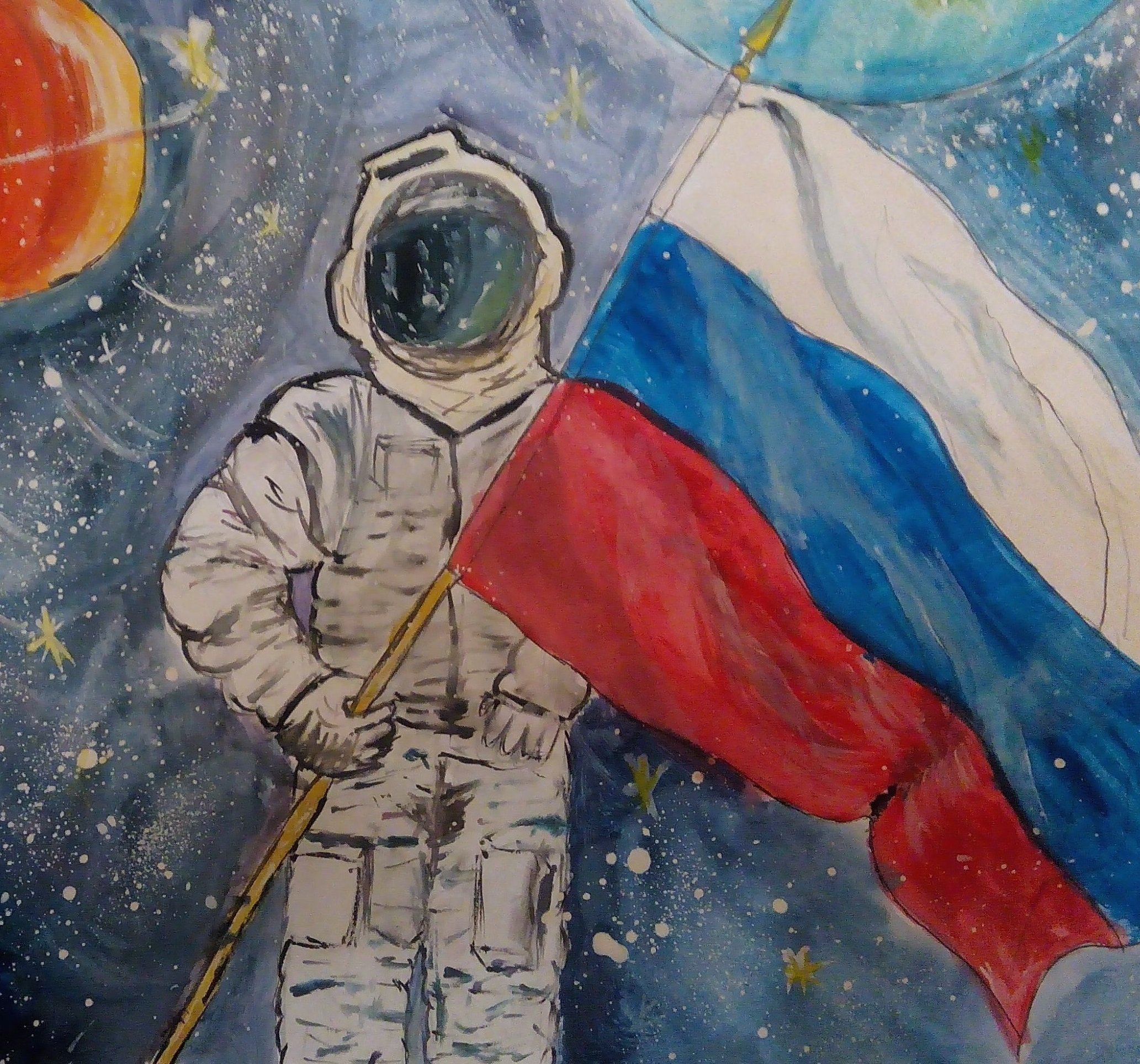 День космонавтики гуашью. Покорение космоса. Покорение. Космос рисунок. Рисунок на тему космос.