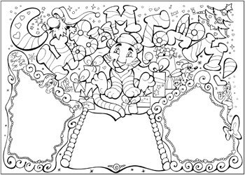 Год лошади новогодний плакат