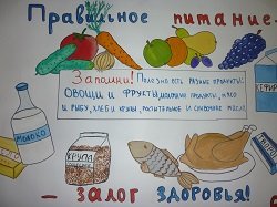 Плакат по здоровому питанию