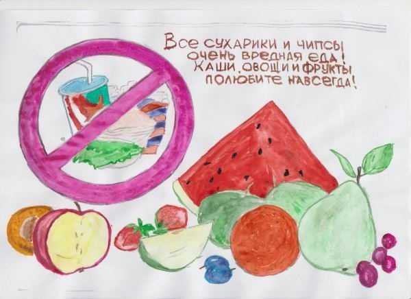 Плакат здоровое Питини