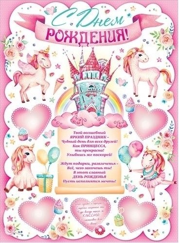 Принцессы Дисней день рождения