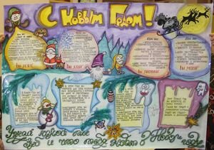 Новогодний коллаж для коллектива