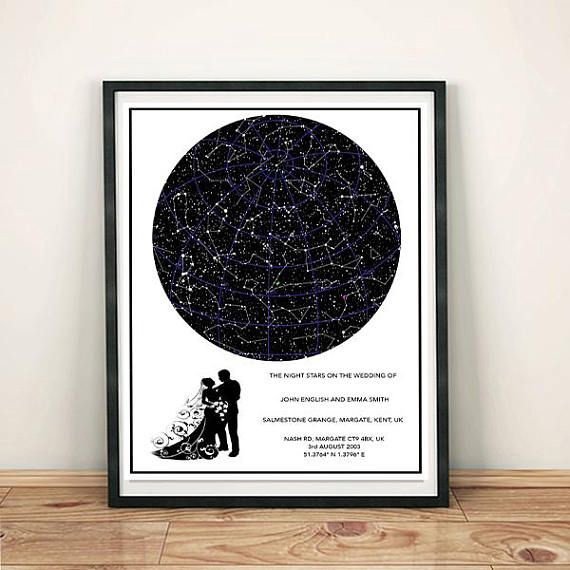 Звездная карта подарок