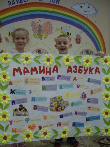 Плакат к Дню матери в школу нарисовать
