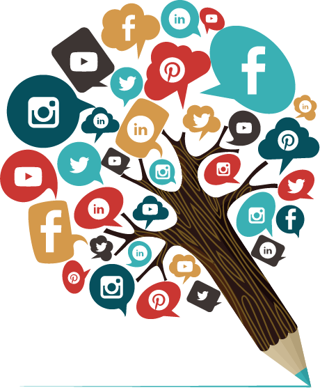 Социальные сети плакат