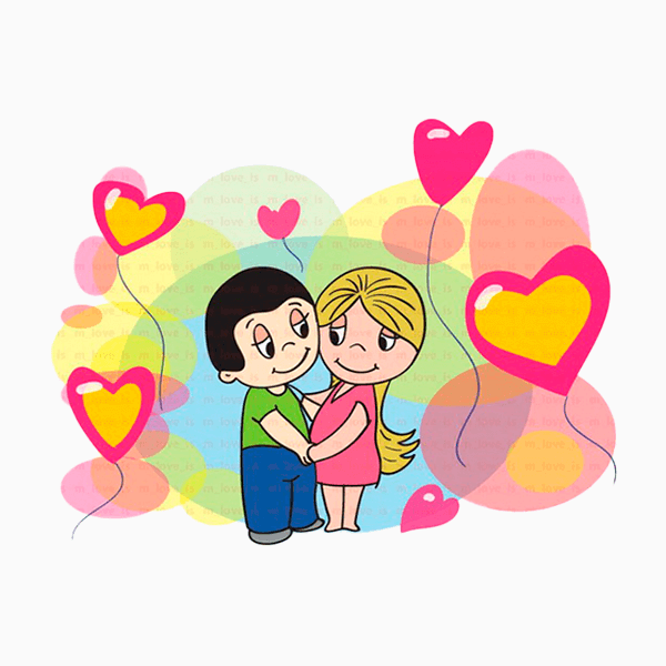 Любовь это когда вместе вдвоем навсегда