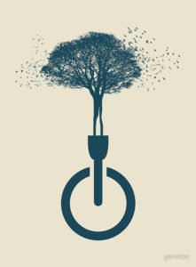 Современный плакат экология